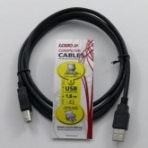 Kabel USB (2.0) propojovaci A-B (M/M) 1,8m