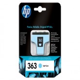 Originální HP 363 Světle Azurová inkoustová kazeta C8774EE