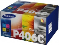 Originální HP Samsung 406 Čtyřbalení tonerových kazet (CLT-P406C / SU375A) CMYK Multi Pack