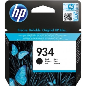 Originální HP 934 Černá inkoustová kazeta C2P19AE