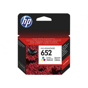 Originální HP 652 Tříbarevná inkoustová kazeta F6V24AE