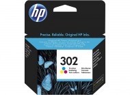 Originální HP 302 Tříbarevná inkoustová kazeta F6U65AE