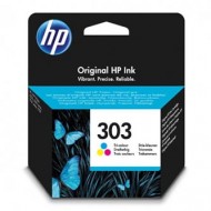 Originální HP 303 Tříbarevná inkoustová kazeta T6N01AE (BULK)