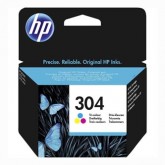 Originální HP 304 Tříbarevná inkoustová kazeta (N9K05AE)