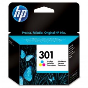 Originální HP 301 Tříbarevná inkoustová kazeta CH562EE