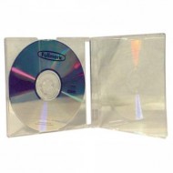 Krabička na 1ks CD, 10mm, průhledná / průhledná