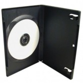 Krabička na 1ks DVD, 14mm, černá