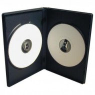 Krabička na 2ks DVD, 14mm, černá