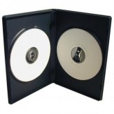 Krabička na 2ks DVD, 7mm, černá