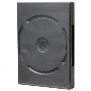 Krabička na 6ks DVD, 20mm, černá