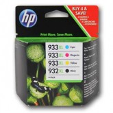 Originální HP 932XL + 933XL Čtyřbalení inkoustových kazet C2P42AE (4-Pack)